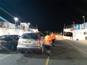 Britain - On a ferry